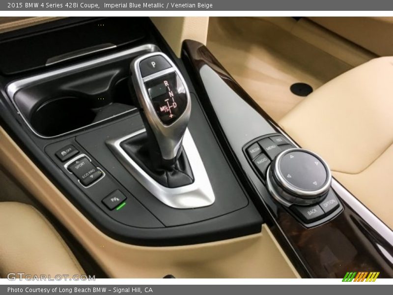 Imperial Blue Metallic / Venetian Beige 2015 BMW 4 Series 428i Coupe