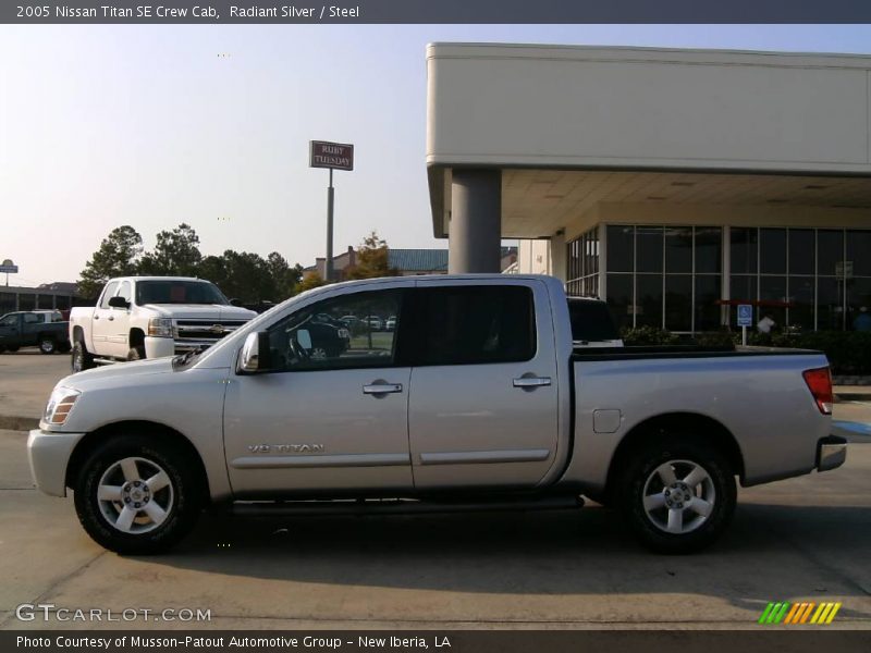 Radiant Silver / Steel 2005 Nissan Titan SE Crew Cab