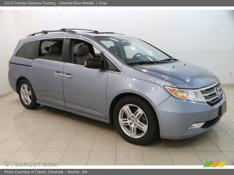 Celestial Blue Metallic / Gray 2013 Honda Odyssey Touring