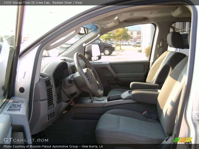 Radiant Silver / Steel 2005 Nissan Titan SE Crew Cab
