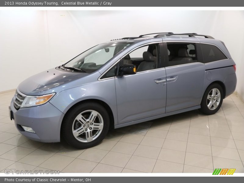 Celestial Blue Metallic / Gray 2013 Honda Odyssey Touring