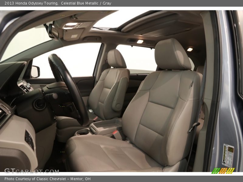 Celestial Blue Metallic / Gray 2013 Honda Odyssey Touring