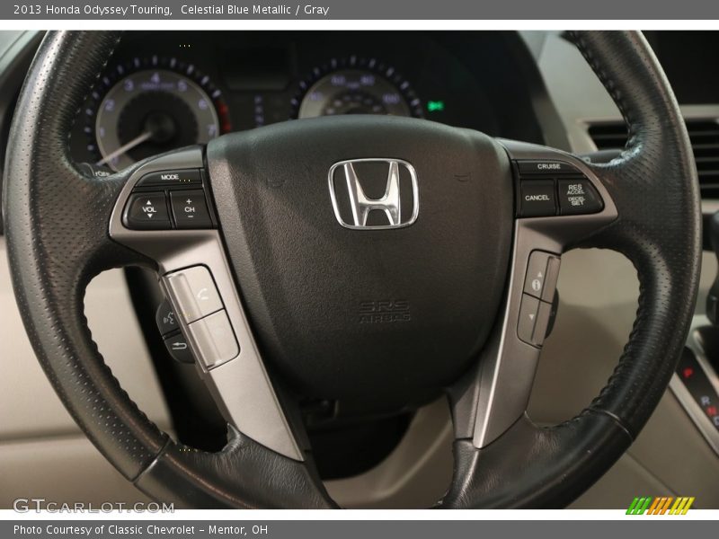 Celestial Blue Metallic / Gray 2013 Honda Odyssey Touring