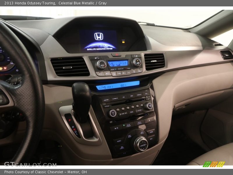 Celestial Blue Metallic / Gray 2013 Honda Odyssey Touring