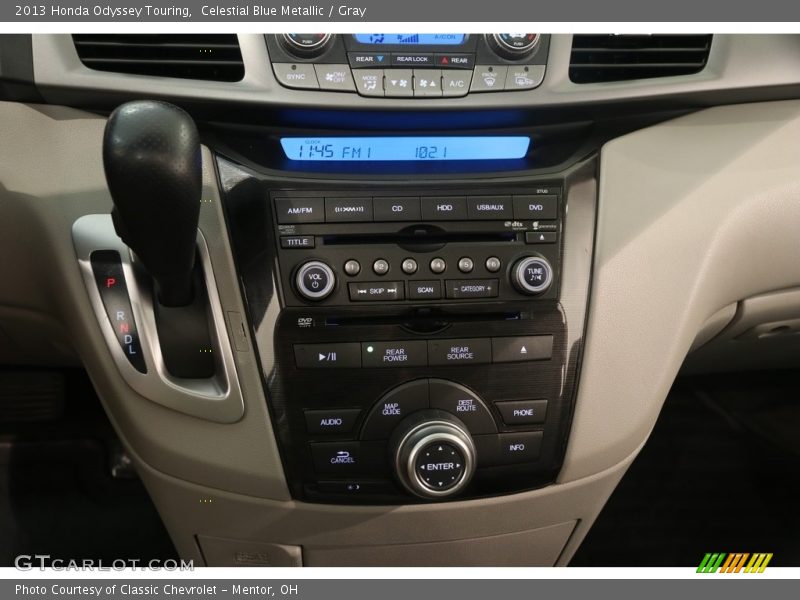 Celestial Blue Metallic / Gray 2013 Honda Odyssey Touring