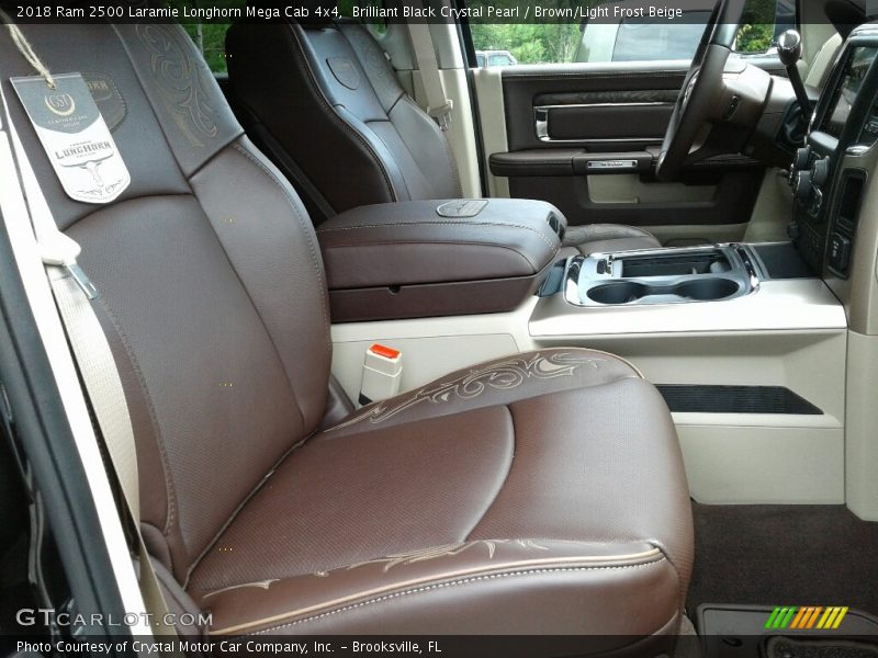 Front Seat of 2018 2500 Laramie Longhorn Mega Cab 4x4