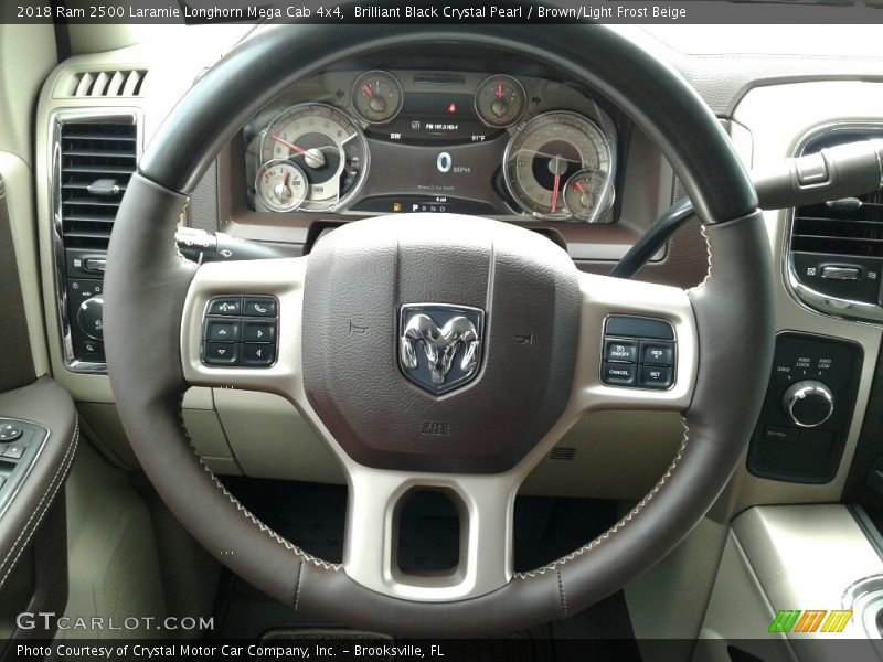  2018 2500 Laramie Longhorn Mega Cab 4x4 Steering Wheel