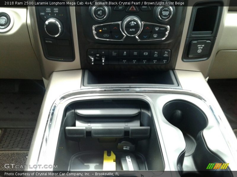 Brilliant Black Crystal Pearl / Brown/Light Frost Beige 2018 Ram 2500 Laramie Longhorn Mega Cab 4x4