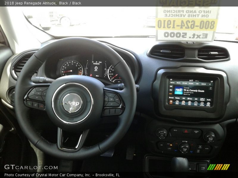 Black / Black 2018 Jeep Renegade Altitude
