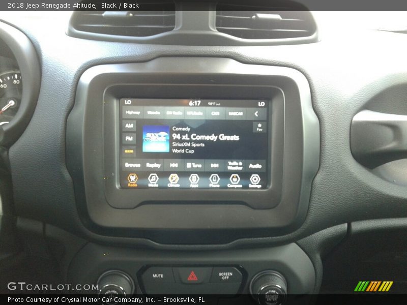 Black / Black 2018 Jeep Renegade Altitude