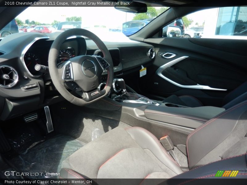 Nightfall Gray Metallic / Jet Black 2018 Chevrolet Camaro ZL1 Coupe