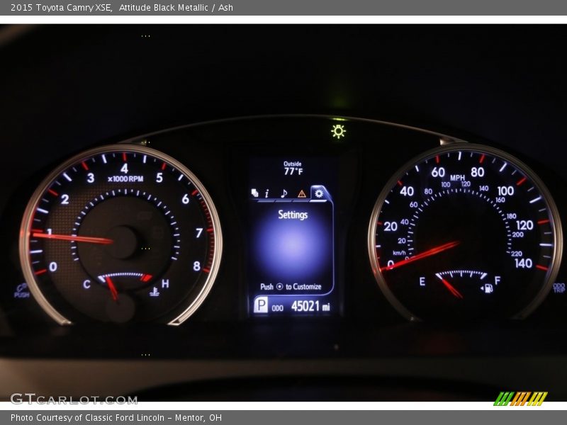 Attitude Black Metallic / Ash 2015 Toyota Camry XSE