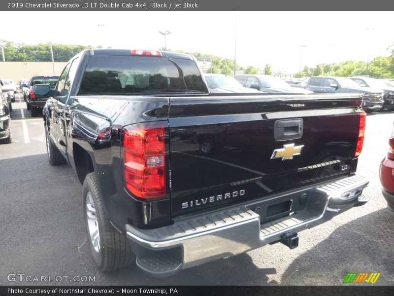 Black / Jet Black 2019 Chevrolet Silverado LD LT Double Cab 4x4