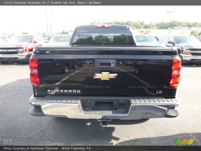 Black / Jet Black 2019 Chevrolet Silverado LD LT Double Cab 4x4
