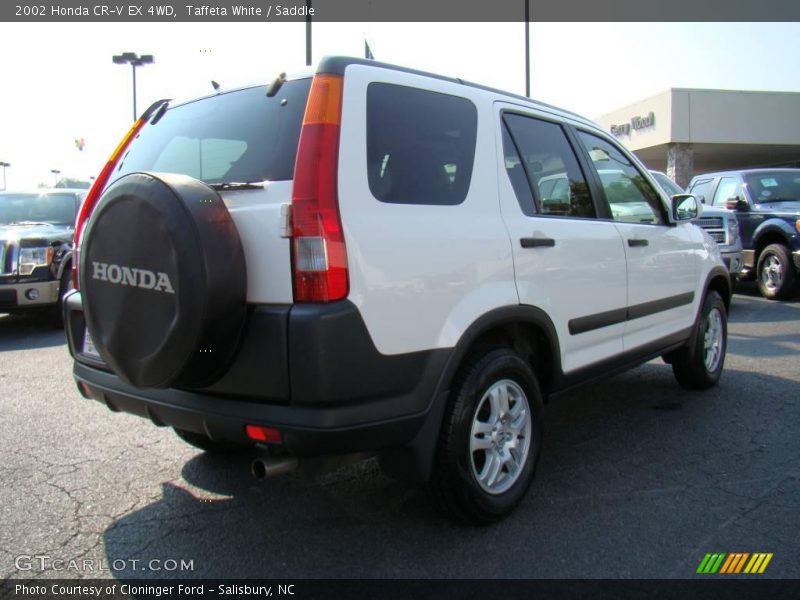 Taffeta White / Saddle 2002 Honda CR-V EX 4WD