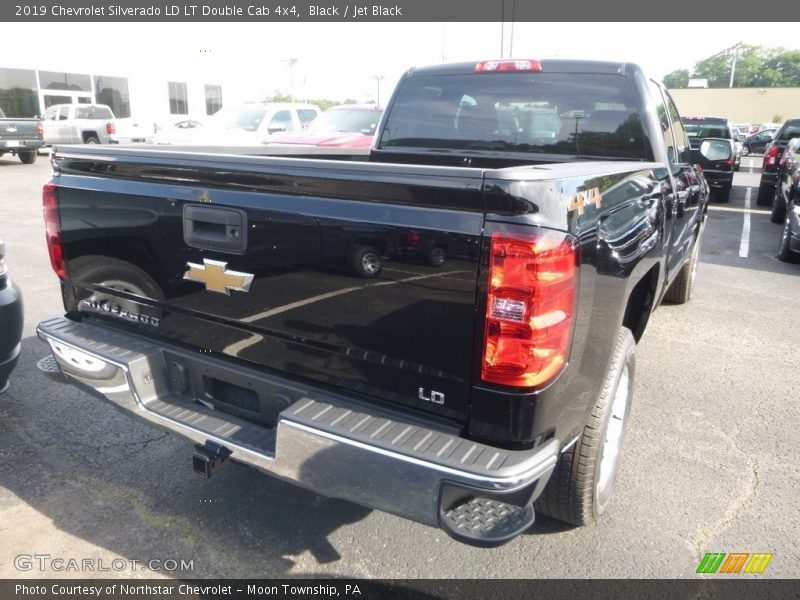 Black / Jet Black 2019 Chevrolet Silverado LD LT Double Cab 4x4