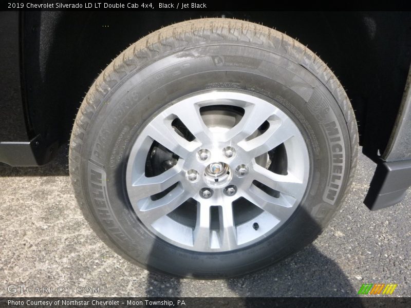 Black / Jet Black 2019 Chevrolet Silverado LD LT Double Cab 4x4