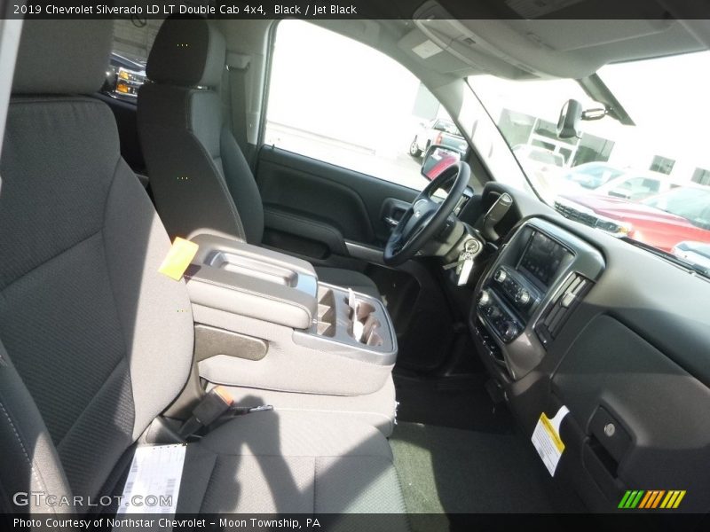 Black / Jet Black 2019 Chevrolet Silverado LD LT Double Cab 4x4