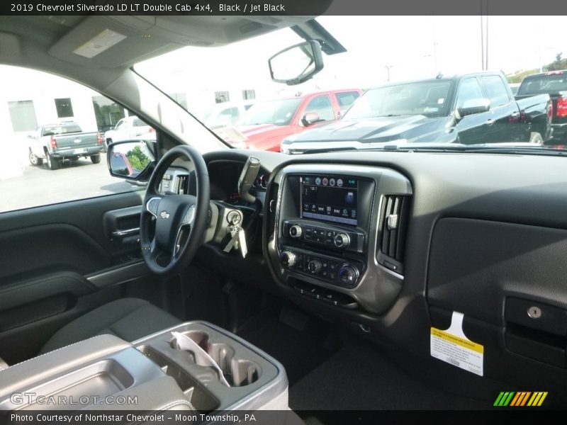 Black / Jet Black 2019 Chevrolet Silverado LD LT Double Cab 4x4
