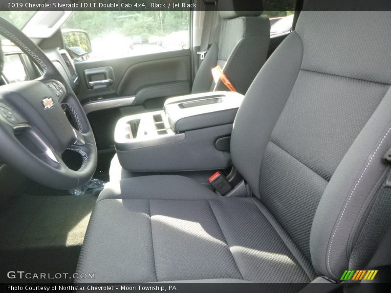 Black / Jet Black 2019 Chevrolet Silverado LD LT Double Cab 4x4