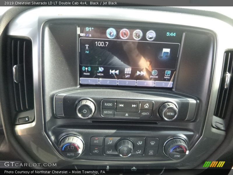 Black / Jet Black 2019 Chevrolet Silverado LD LT Double Cab 4x4