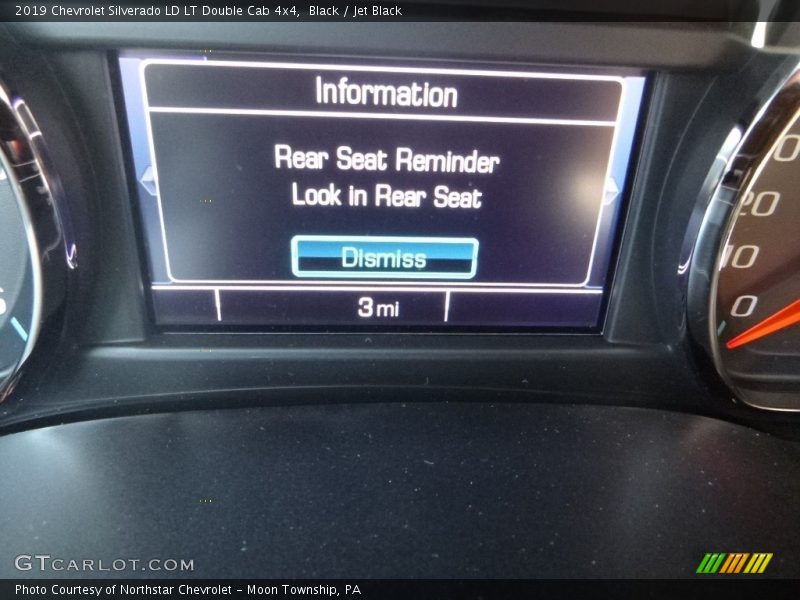 Black / Jet Black 2019 Chevrolet Silverado LD LT Double Cab 4x4