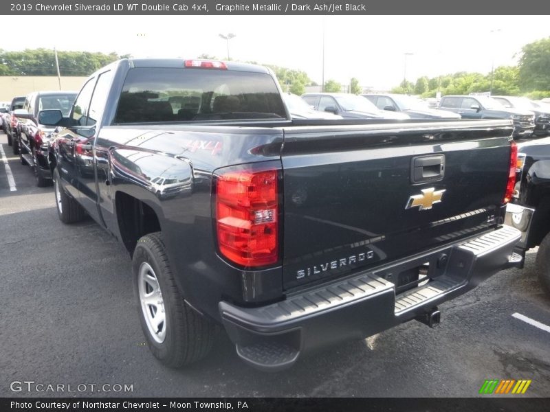 Graphite Metallic / Dark Ash/Jet Black 2019 Chevrolet Silverado LD WT Double Cab 4x4