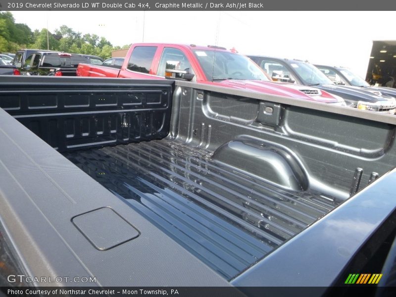 Graphite Metallic / Dark Ash/Jet Black 2019 Chevrolet Silverado LD WT Double Cab 4x4