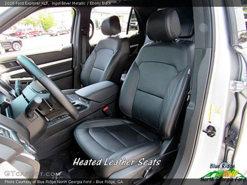 Ingot Silver Metallic / Ebony Black 2016 Ford Explorer XLT