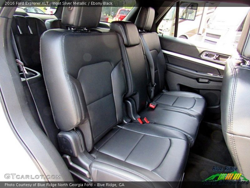 Ingot Silver Metallic / Ebony Black 2016 Ford Explorer XLT