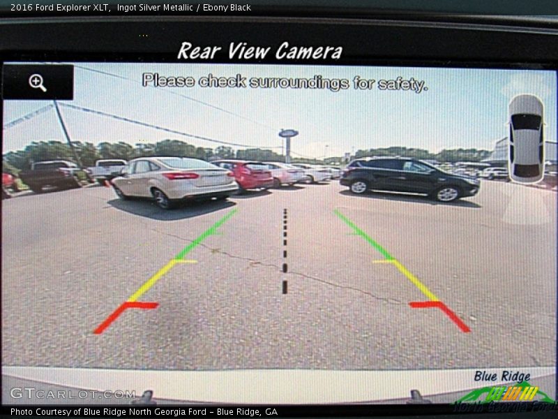 Ingot Silver Metallic / Ebony Black 2016 Ford Explorer XLT