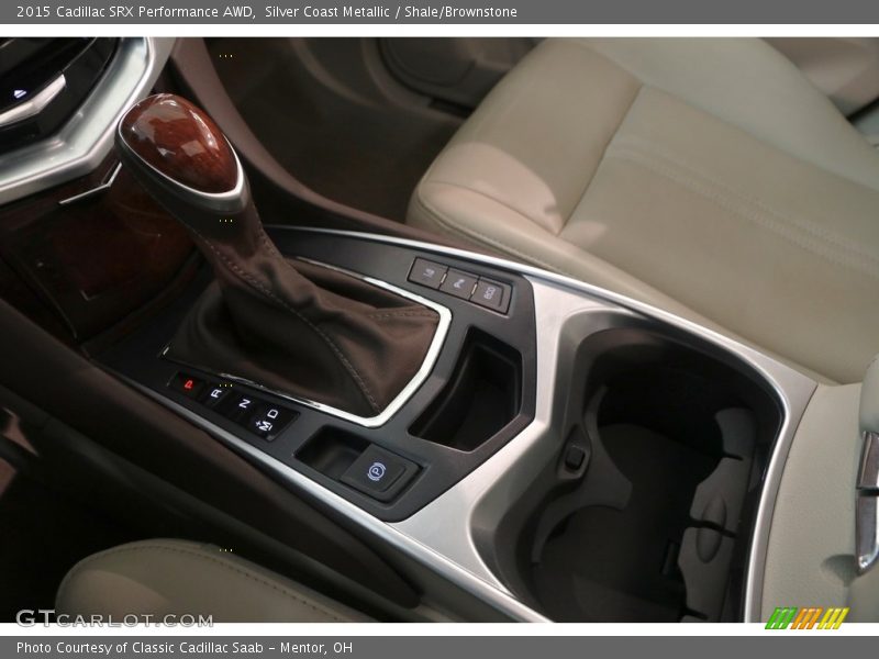 Silver Coast Metallic / Shale/Brownstone 2015 Cadillac SRX Performance AWD