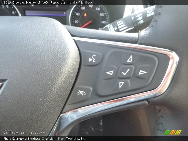 Pepperdust Metallic / Jet Black 2019 Chevrolet Equinox LT AWD