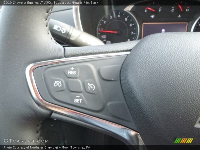 Pepperdust Metallic / Jet Black 2019 Chevrolet Equinox LT AWD