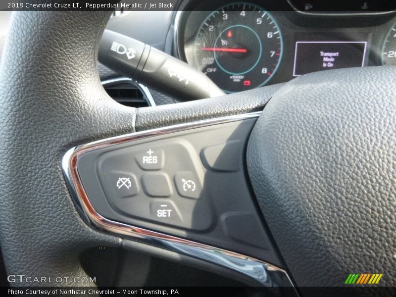 Pepperdust Metallic / Jet Black 2018 Chevrolet Cruze LT