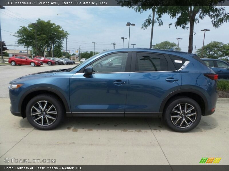 Eternal Blue Metallic / Black 2018 Mazda CX-5 Touring AWD