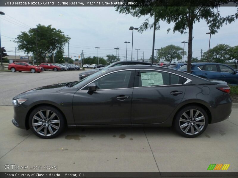 Machine Gray Metallic / Black 2018 Mazda Mazda6 Grand Touring Reserve