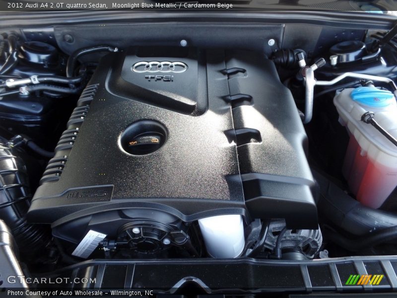 Moonlight Blue Metallic / Cardamom Beige 2012 Audi A4 2.0T quattro Sedan