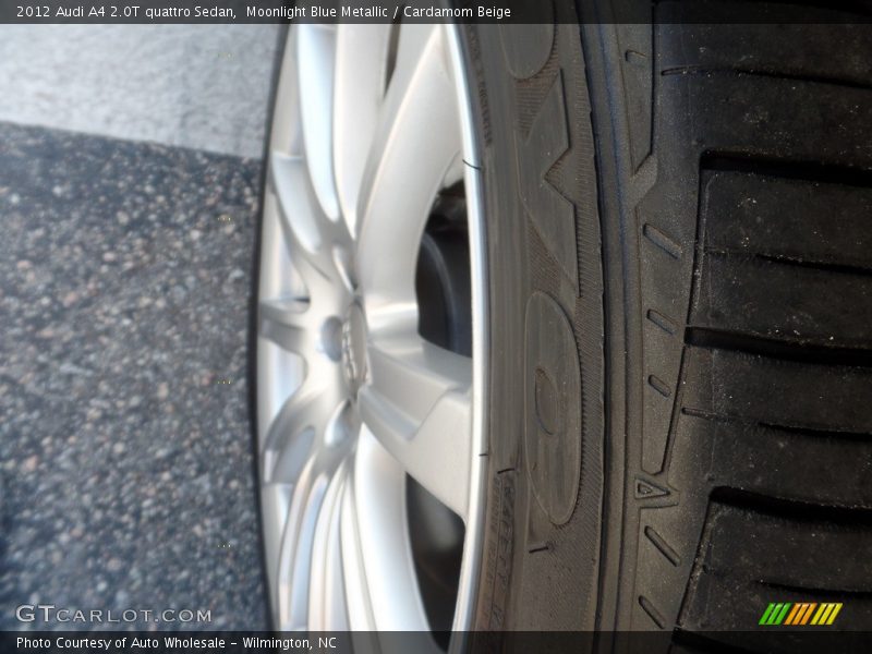 Moonlight Blue Metallic / Cardamom Beige 2012 Audi A4 2.0T quattro Sedan
