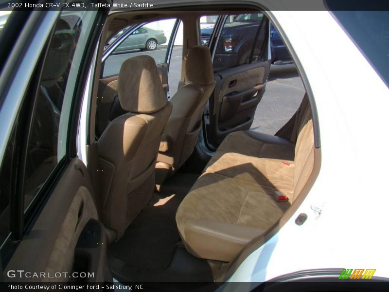 Taffeta White / Saddle 2002 Honda CR-V EX 4WD