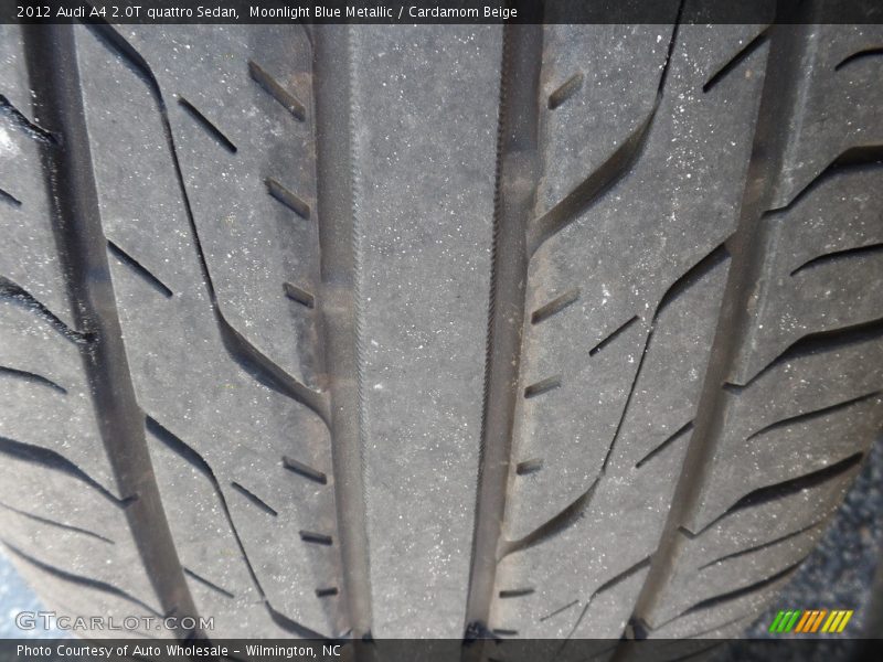 Moonlight Blue Metallic / Cardamom Beige 2012 Audi A4 2.0T quattro Sedan