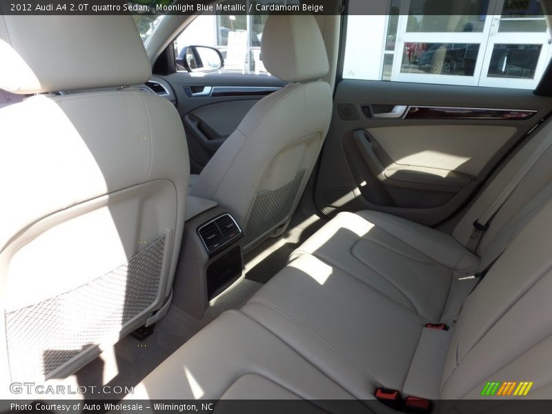 Moonlight Blue Metallic / Cardamom Beige 2012 Audi A4 2.0T quattro Sedan