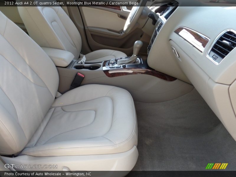 Moonlight Blue Metallic / Cardamom Beige 2012 Audi A4 2.0T quattro Sedan