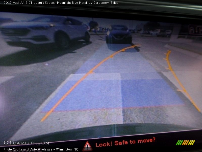 Moonlight Blue Metallic / Cardamom Beige 2012 Audi A4 2.0T quattro Sedan