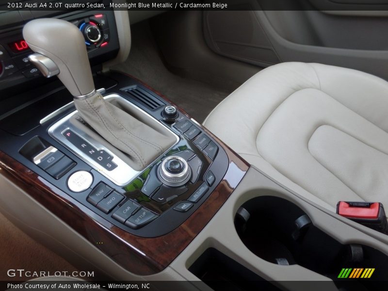 Moonlight Blue Metallic / Cardamom Beige 2012 Audi A4 2.0T quattro Sedan