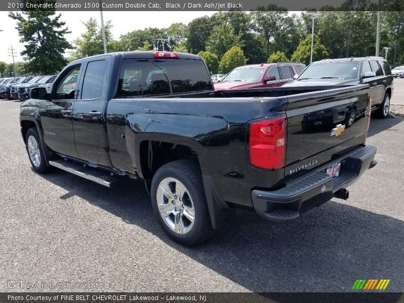 Black / Dark Ash/Jet Black 2018 Chevrolet Silverado 1500 Custom Double Cab