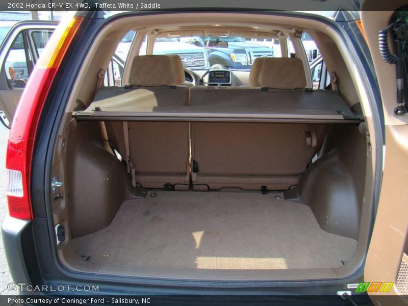 Taffeta White / Saddle 2002 Honda CR-V EX 4WD
