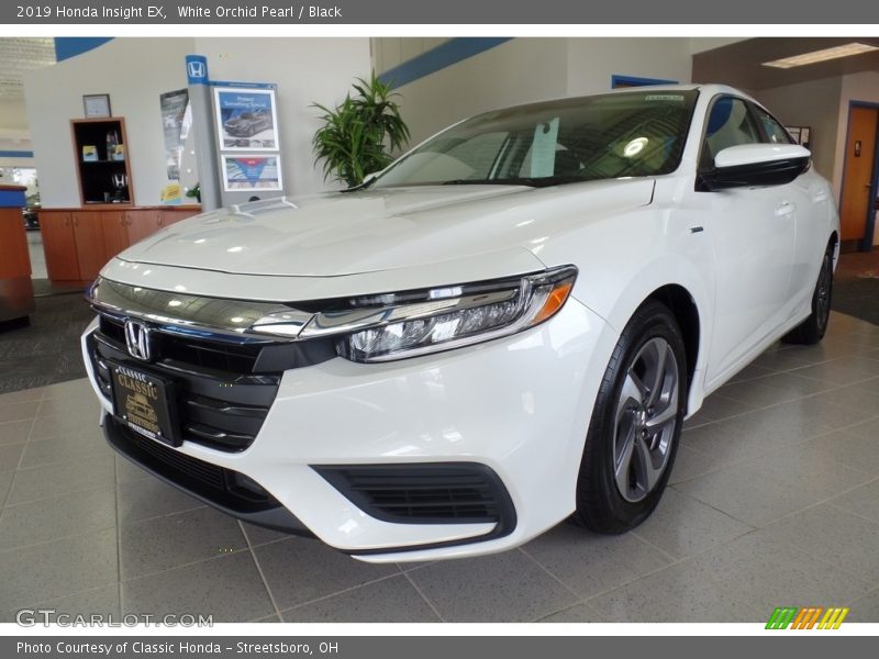 White Orchid Pearl / Black 2019 Honda Insight EX