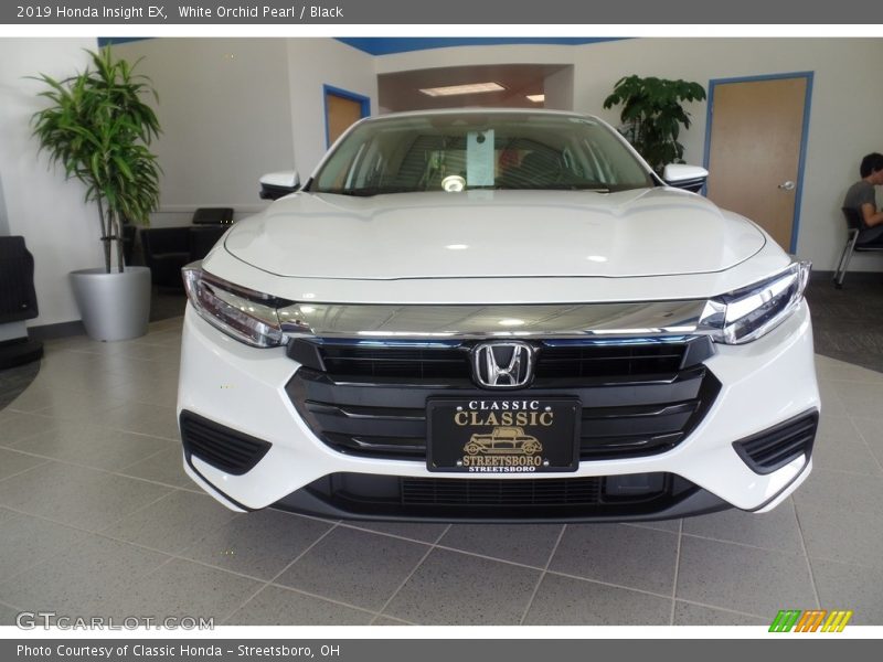 White Orchid Pearl / Black 2019 Honda Insight EX