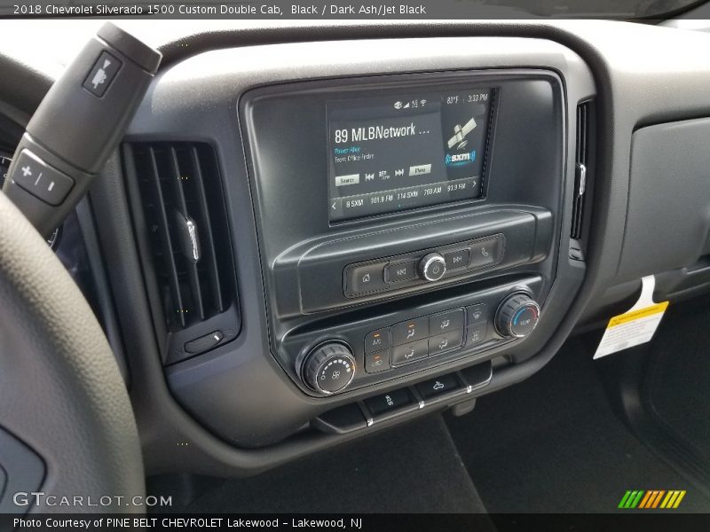 Black / Dark Ash/Jet Black 2018 Chevrolet Silverado 1500 Custom Double Cab